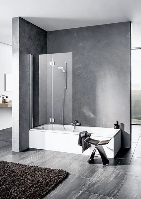 Kermi Liga Badewannen-Faltwand LI2PR12015VPK 120x150cm, Silber Hochglanz, ESG Klar Clean, Rechts 3 Kermi Liga Badewannen-Faltwand LI2PR12015VPK 120x150cm, Silber Hochglanz, ESG Klar Clean, Rechts