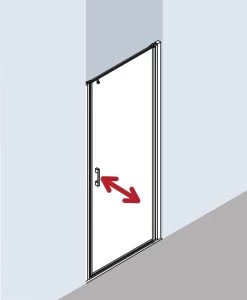 Kermi Liga Pendeltür Für Seitenwand LI1WL10520VAK 105x200cm, Silber Hochglanz, ESG Klar, Links, Auf Duschwanne -Langlebige Werkzeuge Kermi Liga Pendeltuer fuer Seitenwand LI1WL10520VAK 105x200cm silber hochglanz ESG klar links auf Duschwanne 6