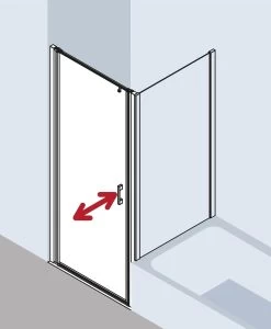 Kermi Liga Pendeltür Für Seitenwand LI1WL10520VAK 105x200cm, Silber Hochglanz, ESG Klar, Links, Auf Duschwanne -Langlebige Werkzeuge Kermi Liga Pendeltuer fuer Seitenwand LI1WL10520VAK 105x200cm silber hochglanz ESG klar links auf Duschwanne 9