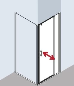 Kermi Liga Pendeltür Mit Festfeld Für Seitenwand LI1GR100201PK 100x200cm, Silber Mattglanz, ESG Klar Clean, Rechts, Auf Duschwanne -Langlebige Werkzeuge Kermi Liga Pendeltuer mit Festfeld fuer Seitenwand LI1GR100201PK 100x200cm silber mattglanz ESG klar Clean rechts auf Duschwanne 4