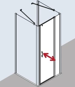 Kermi Liga Pendeltür Mit Festfeld Für Seitenwand LI1GR100201PK 100x200cm, Silber Mattglanz, ESG Klar Clean, Rechts, Auf Duschwanne -Langlebige Werkzeuge Kermi Liga Pendeltuer mit Festfeld fuer Seitenwand LI1GR100201PK 100x200cm silber mattglanz ESG klar Clean rechts auf Duschwanne 8