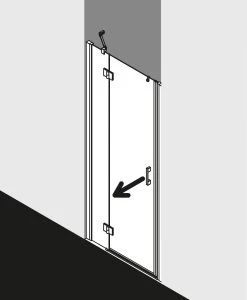 Kermi Liga Schwingtür Mit Festfeld LISTL12520VPK 125x200cm, Silber Hochglanz KermiCLEAN, Links, Auf Duschwanne -Langlebige Werkzeuge Kermi Liga Schwingtuer mit Festfeld LISTL12520VPK 125x200cm silber hochglanz KermiCLEAN links auf Duschwanne 5