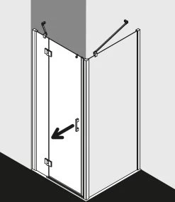 Kermi Liga Schwingtür Mit Festfeld LISTL12520VPK 125x200cm, Silber Hochglanz KermiCLEAN, Links, Auf Duschwanne -Langlebige Werkzeuge Kermi Liga Schwingtuer mit Festfeld LISTL12520VPK 125x200cm silber hochglanz KermiCLEAN links auf Duschwanne 6