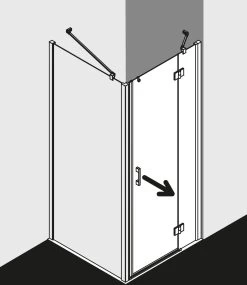 Kermi Liga Schwingtür Mit Festfeld LISTL12520VPK 125x200cm, Silber Hochglanz KermiCLEAN, Links, Auf Duschwanne -Langlebige Werkzeuge Kermi Liga Schwingtuer mit Festfeld LISTL12520VPK 125x200cm silber hochglanz KermiCLEAN links auf Duschwanne 7