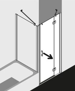 Kermi Liga Schwingtür Mit Festfeld LISTL12520VPK 125x200cm, Silber Hochglanz KermiCLEAN, Links, Auf Duschwanne -Langlebige Werkzeuge Kermi Liga Schwingtuer mit Festfeld LISTL12520VPK 125x200cm silber hochglanz KermiCLEAN links auf Duschwanne 9