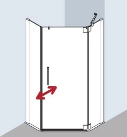 Kermi Pasa XP Fünfeck-Duschkabine Pendeltür PXL00F12201AK 90x75x200cm, Silber Mattglanz, ESG Klar, Links 9 Kermi Pasa XP Fünfeck-Duschkabine Pendeltür PXL00F12201AK 90x75x200cm, Silber Mattglanz, ESG Klar, Links -Langlebige Werkzeuge Kermi Pasa XP Fuenfeck Duschkabine Pendeltuer PXL00F12201AK 90x75x200cm silber mattglanz ESG klar links 2