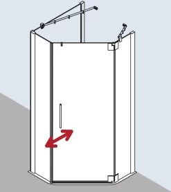 Kermi Pasa XP Fünfeck-Duschkabine Pendeltür PXL00F12201AK 90x75x200cm, Silber Mattglanz, ESG Klar, Links 11 Kermi Pasa XP Fünfeck-Duschkabine Pendeltür PXL00F12201AK 90x75x200cm, Silber Mattglanz, ESG Klar, Links -Langlebige Werkzeuge Kermi Pasa XP Fuenfeck Duschkabine Pendeltuer PXL00F12201AK 90x75x200cm silber mattglanz ESG klar links 4