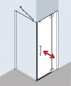 Kermi Pasa XP Pendeltür 1-fl. Festfeld Für Seitenwand PX1WR10320VPK 103x200cm, Silber Hochglanz, ESG Klar Clean, Rechts, Auf Duschplatz -Langlebige Werkzeuge Kermi Pasa XP Pendeltuer 1 fl. Festfeld fuer Seitenwand PX1WR10320VPK 103x200cm silber hochglanz ESG klar Clean rechts auf Duschplatz 2