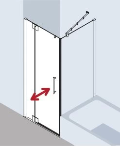 Kermi Pasa XP Pendeltür 1-fl. Festfeld Für Seitenwand PX1WR10320VPK 103x200cm, Silber Hochglanz, ESG Klar Clean, Rechts, Auf Duschplatz -Langlebige Werkzeuge Kermi Pasa XP Pendeltuer 1 fl. Festfeld fuer Seitenwand PX1WR10320VPK 103x200cm silber hochglanz ESG klar Clean rechts auf Duschplatz 3