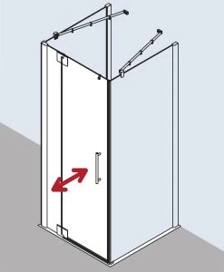 Kermi Pasa XP Pendeltür 1-fl. Festfeld Für Seitenwand PX1WR10320VPK 103x200cm, Silber Hochglanz, ESG Klar Clean, Rechts, Auf Duschplatz -Langlebige Werkzeuge Kermi Pasa XP Pendeltuer 1 fl. Festfeld fuer Seitenwand PX1WR10320VPK 103x200cm silber hochglanz ESG klar Clean rechts auf Duschplatz 5