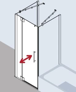 Kermi Pasa XP Pendeltür 1-fl. Festfeld Für Seitenwand PX1WR10320VPK 103x200cm, Silber Hochglanz, ESG Klar Clean, Rechts, Auf Duschplatz -Langlebige Werkzeuge Kermi Pasa XP Pendeltuer 1 fl. Festfeld fuer Seitenwand PX1WR10320VPK 103x200cm silber hochglanz ESG klar Clean rechts auf Duschplatz 7