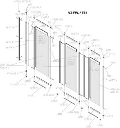 Kermi Twinset 1 Vario 2000 Faltwand V2TS1075142PK BV 1011-1027/1400 Weiss ESG Klar Clean -Langlebige Werkzeuge Kermi Twinset 1 Vario 2000 Faltwand V2TS1075142PK BV 1011 1027 1400 Weiss ESG klar Clean 9