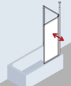 Kermi Vario 2000 Faltwand 1-flügelig V2FW10601422K 65,1-66,7x140cm, Weiß, Kerolan Perl -Langlebige Werkzeuge Kermi Vario 2000 Faltwand 1 fluegelig V2FW10601422K 651 667x140cm weiss Kerolan Perl 4