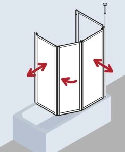 Kermi Vario 2000 Faltwand 2-/1-flügelig V2TS2075142UK 74-76,3x140cm, Weiß, ESG SR Opaco 12 Kermi Vario 2000 Faltwand 2-/1-flügelig V2TS2075142UK 74-76,3x140cm, Weiß, ESG SR Opaco -Langlebige Werkzeuge Kermi Vario 2000 Faltwand 2 1 fluegelig V2TS2075142UK 74 763x140cm weiss ESG SR Opaco 4