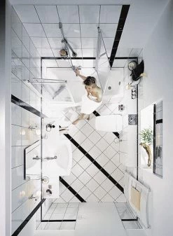 Kermi Vario 2000 Faltwand 2-/1-flügelig V2TS2080142PK 79-81,3x140cm, Weiß, ESG Klar KermiClean