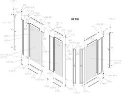Kermi Vario 2000 Faltwand 2-/1-flügelig V2TS2080142PK 79-81,3x140cm, Weiß, ESG Klar KermiClean 13 Kermi Vario 2000 Faltwand 2-/1-flügelig V2TS2080142PK 79-81,3x140cm, Weiß, ESG Klar KermiClean -Langlebige Werkzeuge Kermi Vario 2000 Faltwand 2 1 fluegelig V2TS2080142PK 79 813x140cm weiss ESG klar KermiClean 5