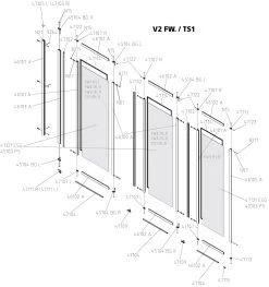 Kermi Vario 2000 Faltwand 3-tlg. V2FW30701412K 78,5-81,8x140cm, Silber Mattglanz, Kerolan Perl -Langlebige Werkzeuge Kermi Vario 2000 Faltwand 3 tlg. V2FW30701412K 785 818x140cm silber mattglanz Kerolan Perl 3