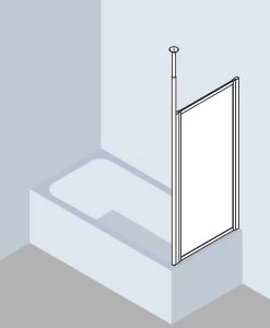 Kermi Vario 2000 Seitenwand V2TWD075142AK 66,4-69,6x140cm, Weiß, ESG Klar -Langlebige Werkzeuge Kermi Vario 2000 Seitenwand V2TWD075142AK 664 696x140cm weiss ESG klar 2