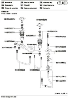 Keuco Edition 11 Wannen-3-Loch-Armatur 51130050500 Nickel Gebürstet -Langlebige Werkzeuge Keuco Edition 11 Wannen 3 Loch Armatur 51130050500 Nickel gebuerstet 2