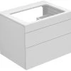 Keuco Edition 400 Waschtischunterbau 31571820000 70x54,6x53,5cm, Glasplatte Glanz, Weiß/Trüffel -Langlebige Werkzeuge Keuco Edition 400 Waschtischunterbau 31571820000 70x546x535cm Glasplatte glanz weiss Trueffel