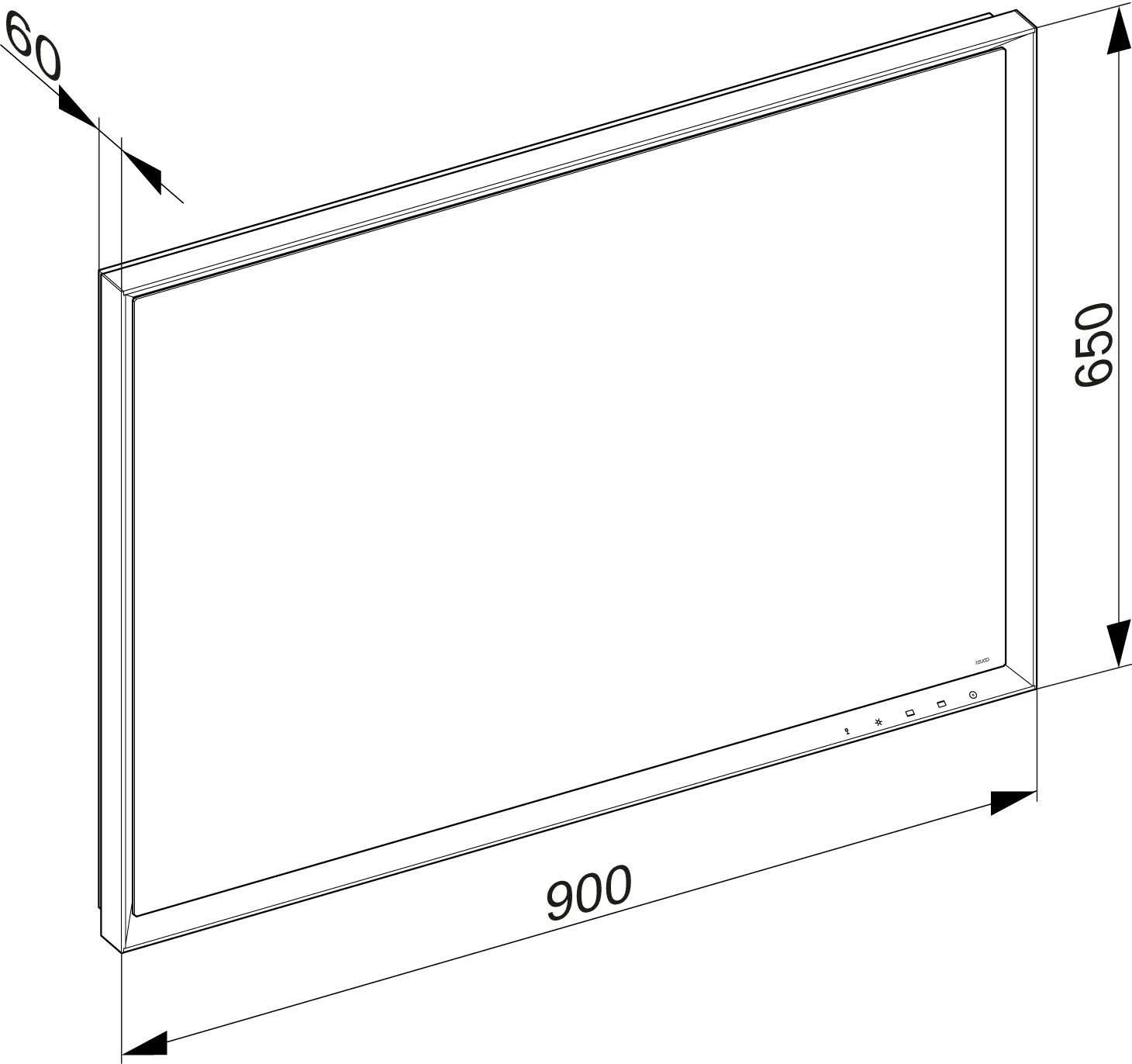 Keuco Royal Lumos Lichtspiegel 14597173000 900x650x60mm, 57 Watt, Stufenlos Einstellbar, Silber-eloxiert 9 Keuco Royal Lumos Lichtspiegel 14597173000 900x650x60mm, 57 Watt, Stufenlos Einstellbar, Silber-eloxiert – Bild 7