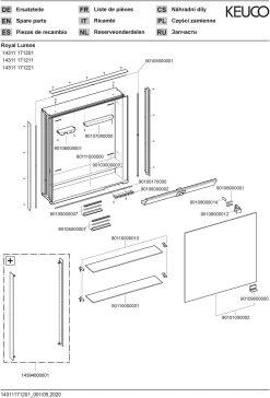 Keuco Royal Lumos Spiegelschrank 14311171201 Wandeinbau, Silber-eloxiert, Offenes Ablagefach, 650 X 735 X 165 Mm, Anschlag Links 7 Keuco Royal Lumos Spiegelschrank 14311171201 Wandeinbau, Silber-eloxiert, Offenes Ablagefach, 650 X 735 X 165 Mm, Anschlag Links -Langlebige Werkzeuge Keuco Royal Lumos Spiegelschrank 14311171201 Wandeinbau silber eloxiert offenes Ablagefach 650 x 735 x 165 mm Anschlag links 2