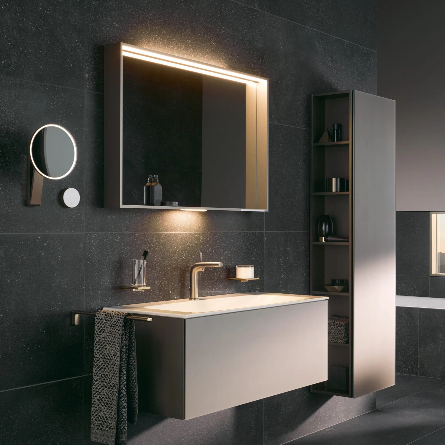 Keuco X-Line Lichtspiegel 33298293500, Inox, 1200x700x105mm, LED-Beleuchtung Und Spiegelheizung 12 Keuco X-Line Lichtspiegel 33298293500, Inox, 1200x700x105mm, LED-Beleuchtung Und Spiegelheizung – Bild 10