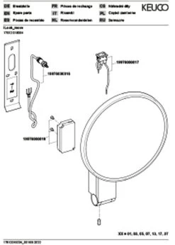 Keuco ILook_move Kosmetikspiegel 17612019004 Verchromt, Wandmodell, Beleuchtet, Ø 212mm 7 Keuco ILook_move Kosmetikspiegel 17612019004 Verchromt, Wandmodell, Beleuchtet, Ø 212mm -Langlebige Werkzeuge Keuco iLook move Kosmetikspiegel 17612019004 verchromt Wandmodell beleuchtet o 212mm 2