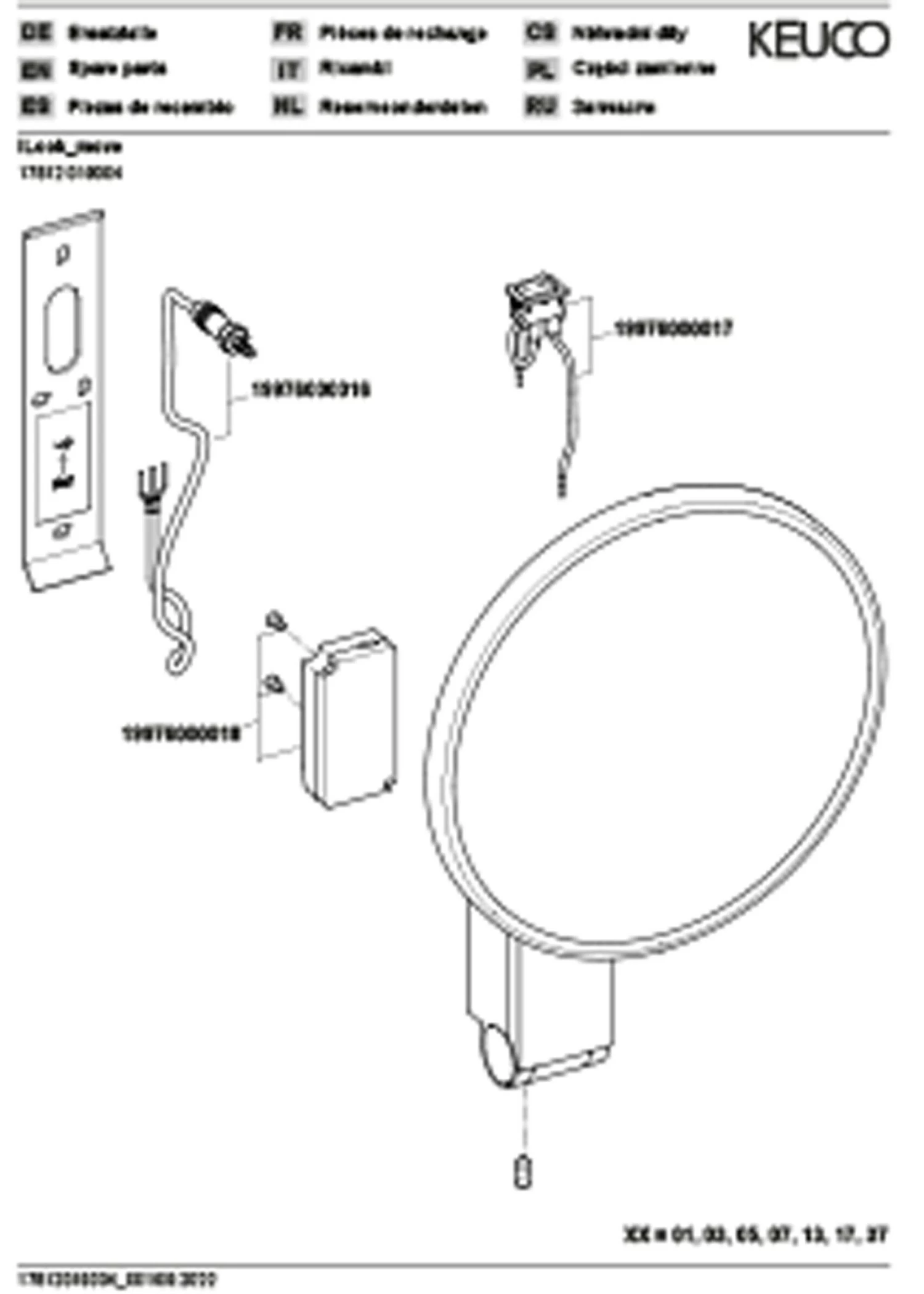 Keuco ILook_move Kosmetikspiegel 17612019004 Verchromt, Wandmodell, Beleuchtet, Ø 212mm 5 Keuco ILook_move Kosmetikspiegel 17612019004 Verchromt, Wandmodell, Beleuchtet, Ø 212mm – Bild 3