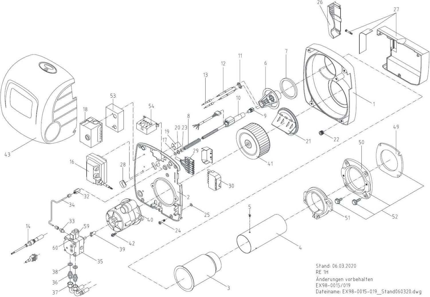 MHG Ölbrenner 95.20100-0542 RE 1.26 HK-0542, 22-26 KW, 1-stufig 4 MHG Ölbrenner 95.20100-0542 RE 1.26 HK-0542, 22-26 KW, 1-stufig – Bild 2