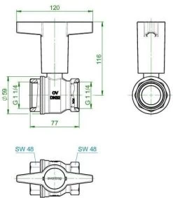Oventrop Kugelhahn Optibal Knebelgriff 1077110 DN32, 1 1/4" Innengewinde, PN16, Messing 7 Oventrop Kugelhahn Optibal Knebelgriff 1077110 DN32, 1 1/4" Innengewinde, PN16, Messing -Langlebige Werkzeuge Oventrop Kugelhahn Optibal Knebelgriff 1077110 DN32 1 1 4 Innengewinde PN16 Messing 2