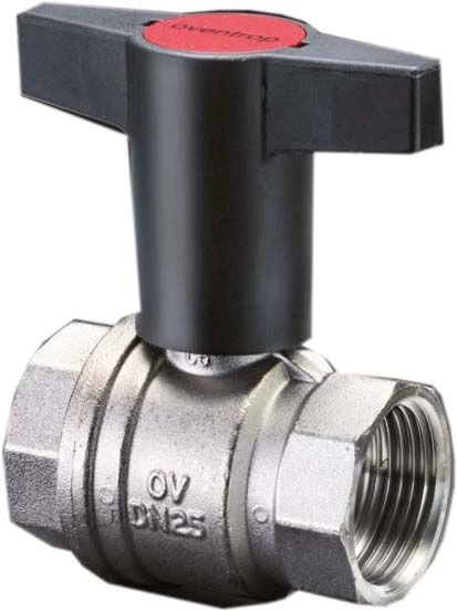 Oventrop Kugelhahn Optibal Knebelgriff 1077110 DN32, 1 1/4" Innengewinde, PN16, Messing 3 Oventrop Kugelhahn Optibal Knebelgriff 1077110 DN32, 1 1/4" Innengewinde, PN16, Messing