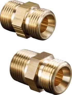 Oventrop Ofix-Oil Doppelnippel 2080051 G 3/8xG 3/8, Beiderseits Innenkonus, Messing 4 Oventrop Ofix-Oil Doppelnippel 2080051 G 3/8xG 3/8, Beiderseits Innenkonus, Messing – Bild 2