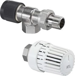 Oventrop Rücklauf-Temperaturbegrenzer-Set 1028364 Rücklauf-Axialventil Und Thermostat Uni RTLH