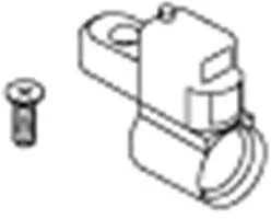 Pressalit Fahnen-Paket A9133 Mit Schrauben, Grau