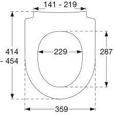 Pressalit WC-Sitz 934001-BL6999 Schwarz, Universal-Kippankerscharnier BL6, Edelstahl, Lift-off, Mit Deckel, Absenkautomatik 5 Pressalit WC-Sitz 934001-BL6999 Schwarz, Universal-Kippankerscharnier BL6, Edelstahl, Lift-off, Mit Deckel, Absenkautomatik – Bild 3