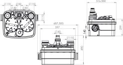 SFA SaniCubic 2 Classic WP Hebeanlage 0038WPNM Mutlifunktionelle Doppelhebeanlage -Langlebige Werkzeuge SFA SaniCubic 2 Classic WP Hebeanlage 0038WPNM mutlifunktionelle Doppelhebeanlage 2