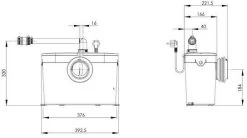 SFA WC Kleinhebeanlage Sani Access 1 0001A Weiss -Langlebige Werkzeuge SFA WC Kleinhebeanlage Sani Access 1 0001A weiss 2