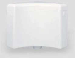 Sanit Eckspülkasten 927 91902010000 Mit Eckventil, Weiss, 6-9 Liter