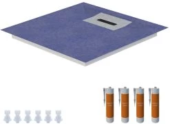 Schedel Line Flow Duschelement LI1KF601010 100 X 100 Cm, Vierseitiges Gefälle
