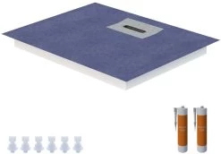 Schedel Line Flow Duschelement LI1KF901080 100 X 80 Cm, Vierseitiges Gefälle