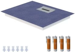 Schedel Line Flow Duschelement LI1KF901280 120 X 80 Cm, Vierseitiges Gefälle