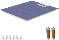 Schedel Line Flow Duschelement LI2KF608010 80 X 100 Cm, Einseitiges Gefälle