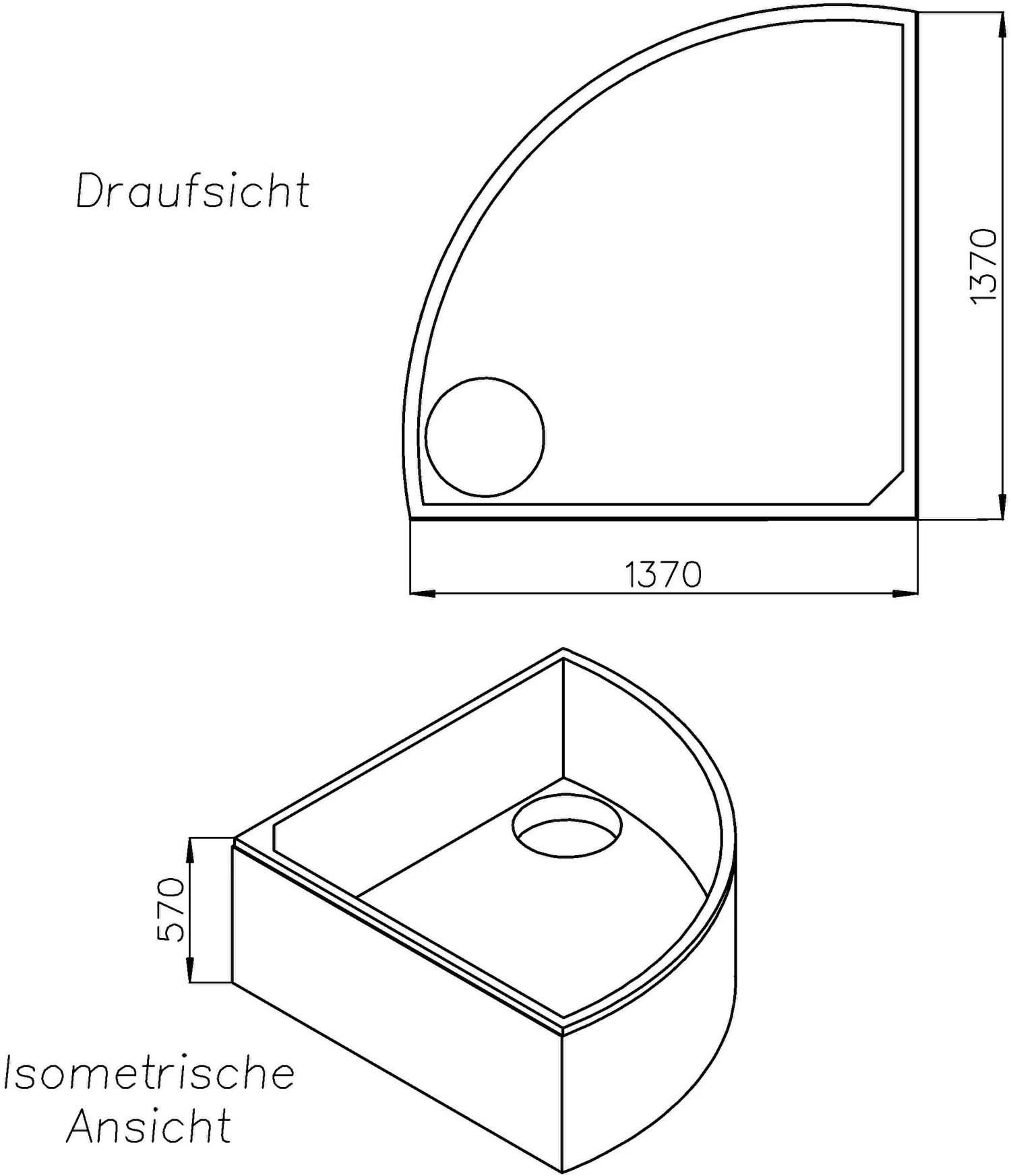 Schedel Wannenträger SW13637 140x140cm, Bündig, Höhe 57cm 4 Schedel Wannenträger SW13637 140x140cm, Bündig, Höhe 57cm – Bild 2