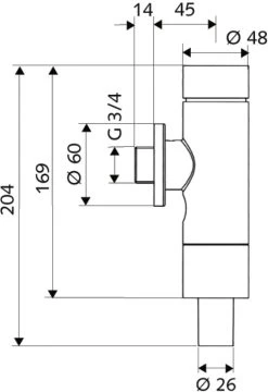 Schell Silent Eco Schellomat Druckspüler 022500699 DN 20, Mit Serviceabsperrventil, Chrom -Langlebige Werkzeuge Schell Silent Eco Schellomat Druckspueler 022500699 DN 20 mit Serviceabsperrventil chrom 2