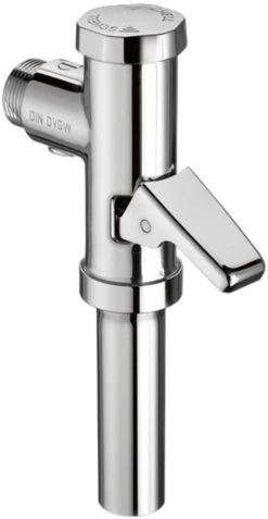 Schell WC-Druckspüler Schellomat 022020699 Mit Hebel, Verchromt