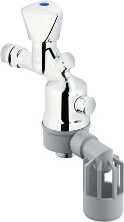 Schlösser Auslaufventil 0082601550001 DN 15, 1/2", Matt Verchromt, Mit Systemtrenner