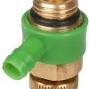 Schlösser Entleerungsventil 0018310800001 Messing, DN 8, 1/4", Auslaufring Grün, O-Ring -Langlebige Werkzeuge Schloesser Entleerungsventil 0018310800001 Messing DN 8 1 4 Auslaufring gruen O Ring