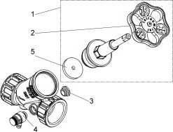 Schlösser Freistromventil 0015103200001 DN 32, G 1 1/4, Mit Entleerung, Steigende Spindel -Langlebige Werkzeuge Schloesser Freistromventil 0015103200001 DN 32 G 1 1 4 mit Entleerung steigende Spindel 2
