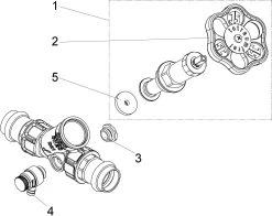 Schlösser Freistromventil 0015382200001 DN 20, 22mm, IG, Mit Entleerung, Nichtsteigende Spindel -Langlebige Werkzeuge Schloesser Freistromventil 0015382200001 DN 20 22mm IG mit Entleerung nichtsteigende Spindel 2